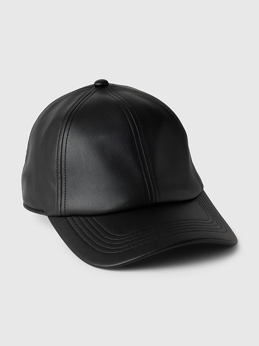 Vegan Leather Baseball Hat Vegan Leather Baseball Hat