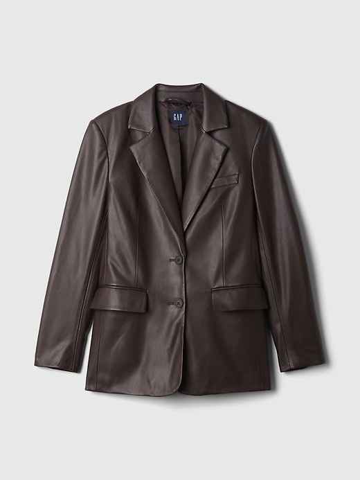 Vegan Leather Blazer Vegan Leather Blazer