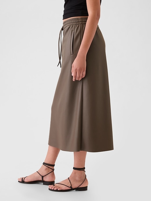 Vegan Leather Midi Skirt Vegan Leather Midi Skirt