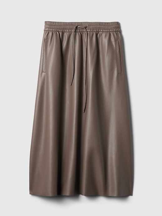 Vegan Leather Midi Skirt Vegan Leather Midi Skirt