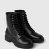 Vegan Leather Moto Boots