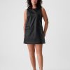 Vegan Leather Shift Mini Dress