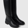 Vegan Leather Tall Boots