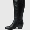 Vegan Leather Tall Heeled Boots