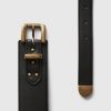 Vegan Leather Wide Belt