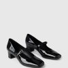 Vegan Patent Leather Mary Jane Heels