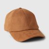 Vegan Suede Baseball Hat
