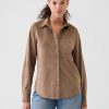Vegan Suede Classic Shirt