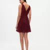 Velvet Floral Mini Dress Velvet Floral Mini Dress