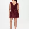 Velvet Floral Mini Dress Velvet Floral Mini Dress