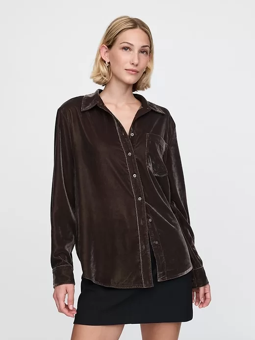 Velvet Relaxed Shirt Velvet Relaxed Shirt