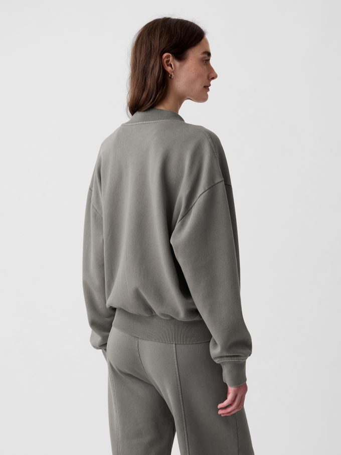 Vintage Soft Bomber Jacket