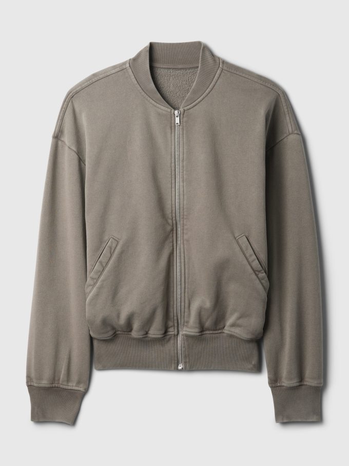 Vintage Soft Bomber Jacket