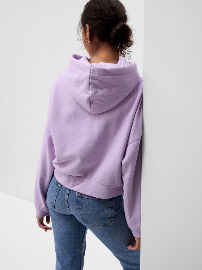 Vintage Soft Cropped Gap Logo Hoodie