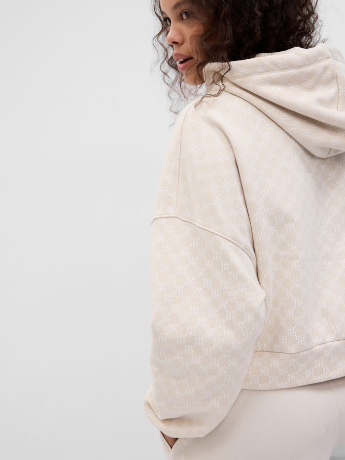 Vintage Soft Cropped Gap Logo Hoodie