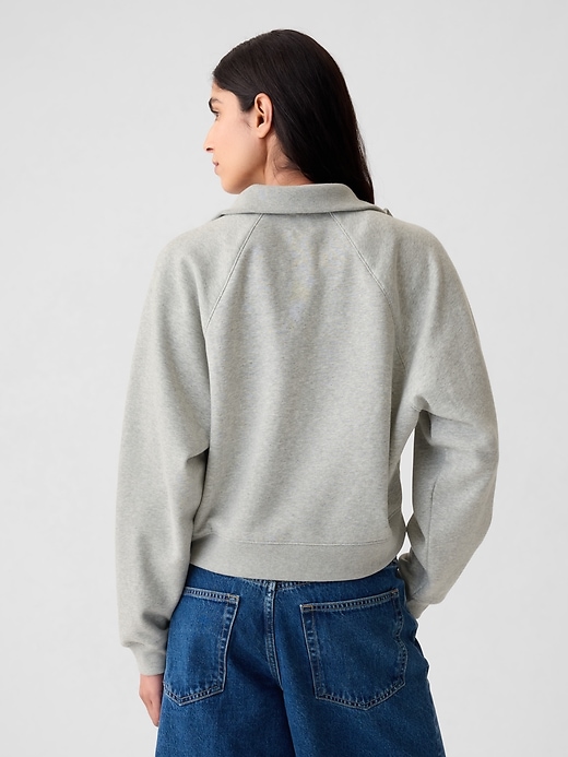 Vintage Soft Cropped Half-Zip Pullover Vintage Soft Cropped Half-Zip Pullover