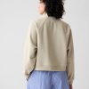 Vintage Soft Cropped Half-Zip Pullover