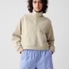 Vintage Soft Cropped Half-Zip Pullover