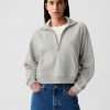 Vintage Soft Cropped Half-Zip Pullover Vintage Soft Cropped Half-Zip Pullover