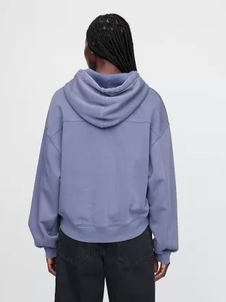 Vintage Soft Cropped Hoodie