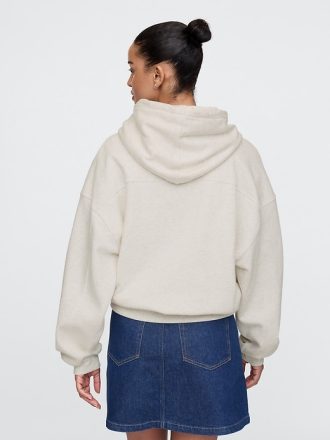 Vintage Soft Cropped Hoodie