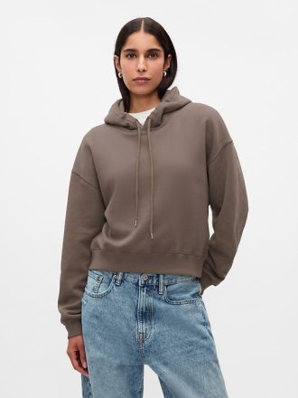 Vintage Soft Cropped Hoodie