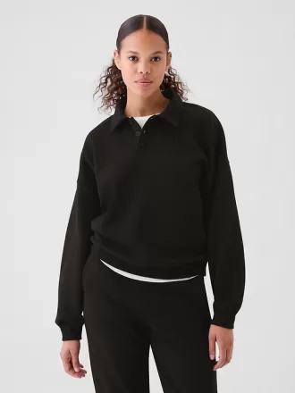 Vintage Soft Polo Sweatshirt