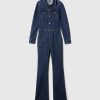 Western Denim Jumpsuit