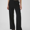 Wide-Leg Seamed Pull-On Pants