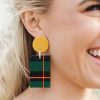 Winter Plaid Earrings