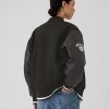 Wool Varsity Logo Boyfriend Jacket