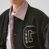 Wool Varsity Logo Boyfriend Jacket