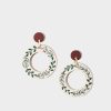 Wreath Dangle Earrings